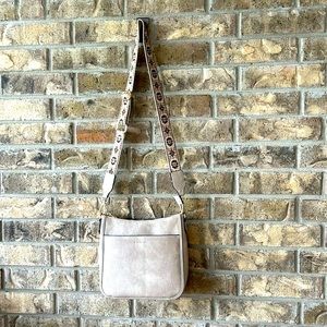 Crossbody Purse - neutral vibes with guitar strap style